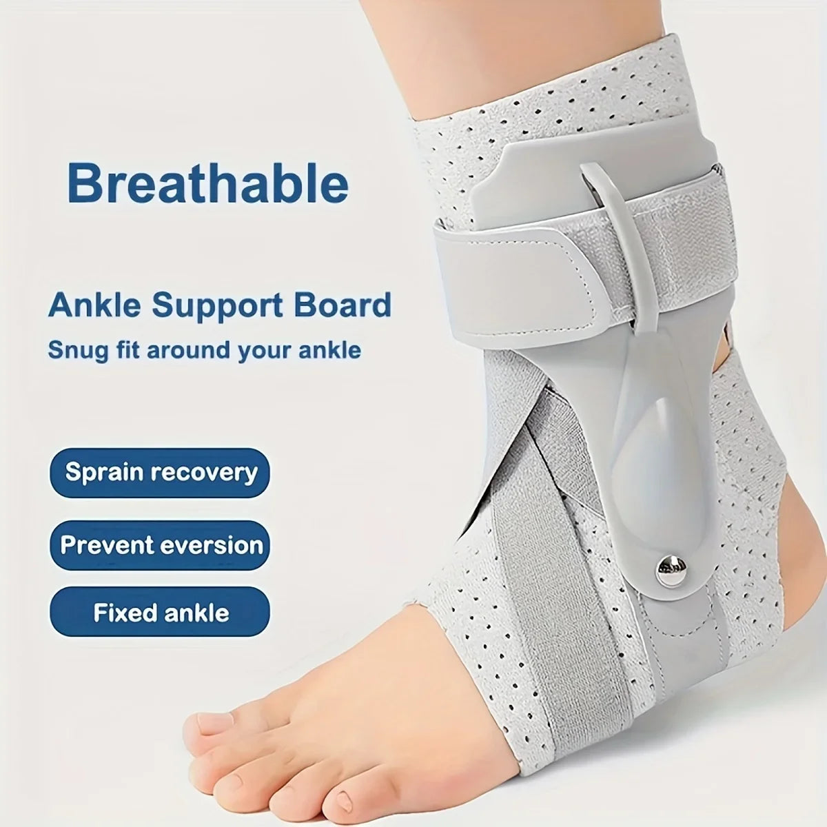 1/2PCS Ankle Brace for Sprained Ankle Support with Side Stabilizers for Men Women Ankle Splint Stabilizer Recovery Tendonitis