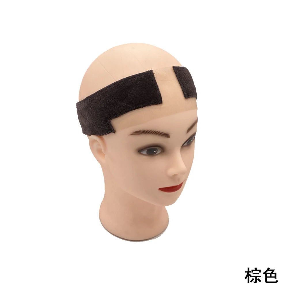 Lace Wig Grip Non-slip Soft Velvet Women Wig Grips Headband Women Velvet Wig Accessories Grip Scarf Headband Adjustable