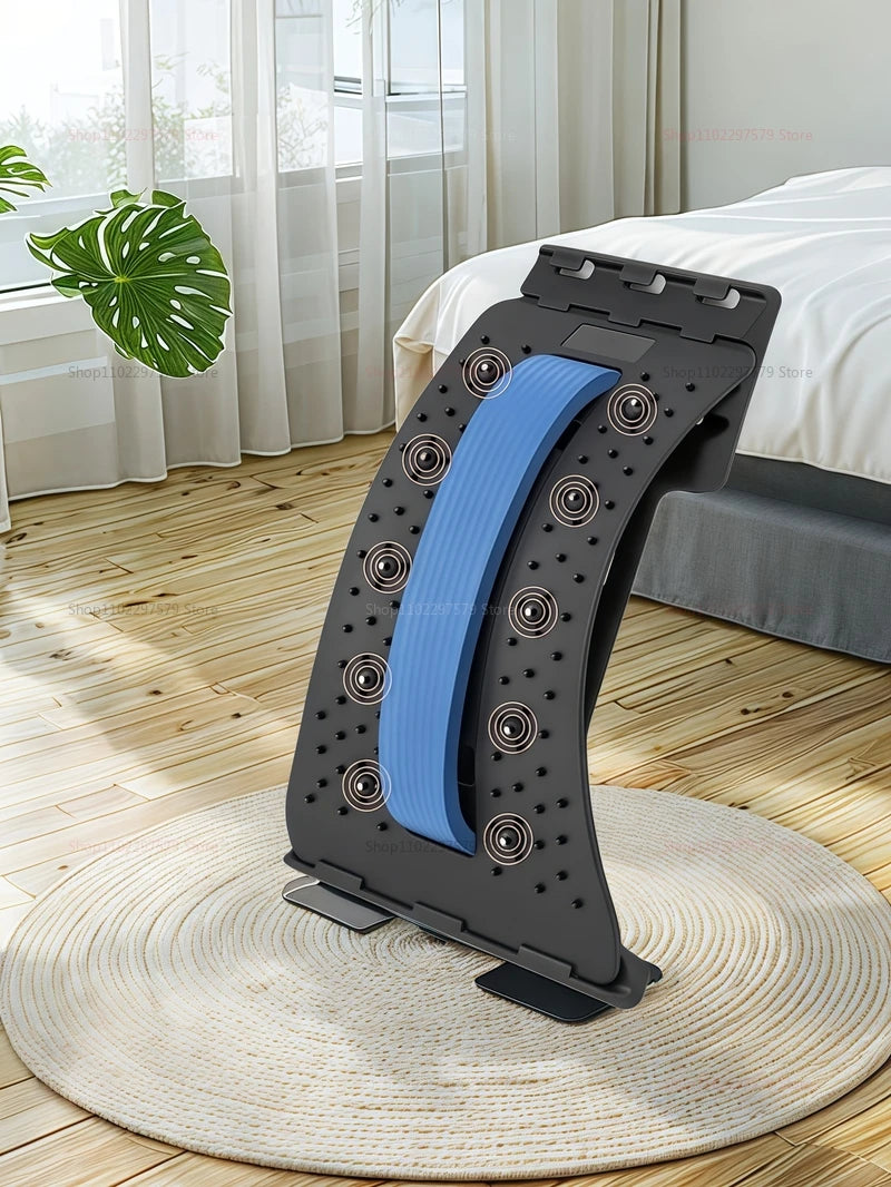 Lumbar Soothing Device Fitness Lumbar Massager Support Relaxation Tool Stretcher for Spine Pain Relief Massageador Equipment