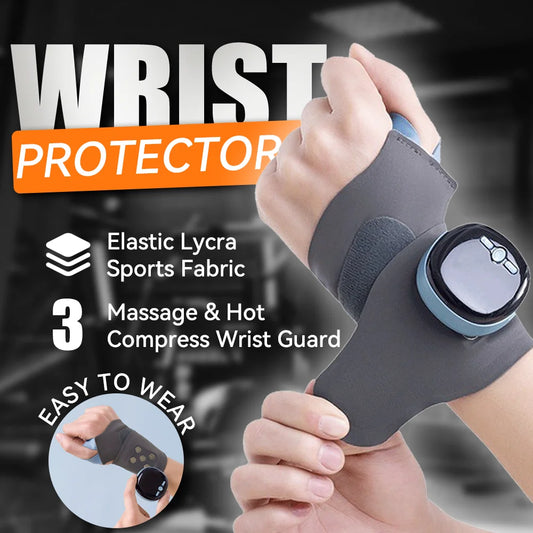 Heated Wristband For Tendonitis Heated Wrist Massager TFCC Strain,Sprain Sports Wrist Guard Preventing Muscle Strains