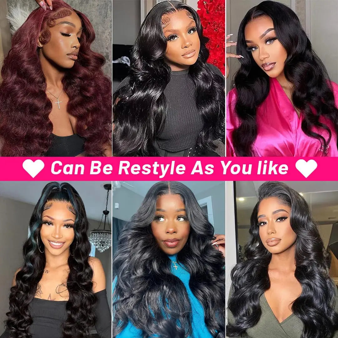 Body Wave Glueless Wig Human Hair Ready To Wear Pre Plucked Pre Cut 4x4 5x5 Hd Lace Closure Wig 30inch Body Wave Human Hair Wigs