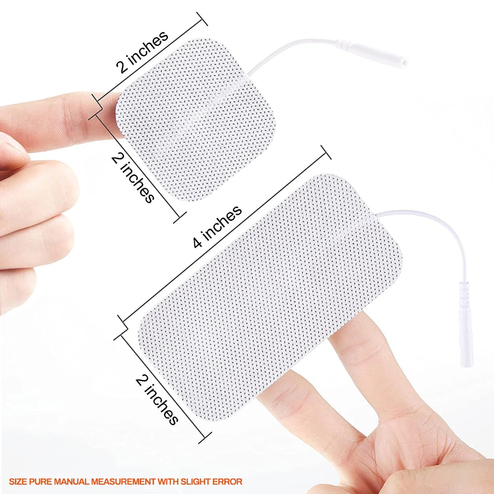 Physiotherapy Tens Electrode Pads Conductive Gel Therapeutic Pulse Pressure Electrical Compex Muscle Stimulator Massage Patches