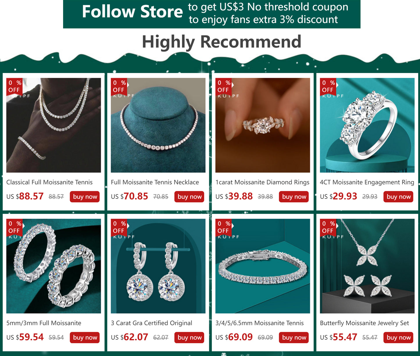 3-5mm Size Gradient Full Moissanite Diamond Tennis Necklace with Certificate 100% S925 Silver Choker Riviera Necklace for Women