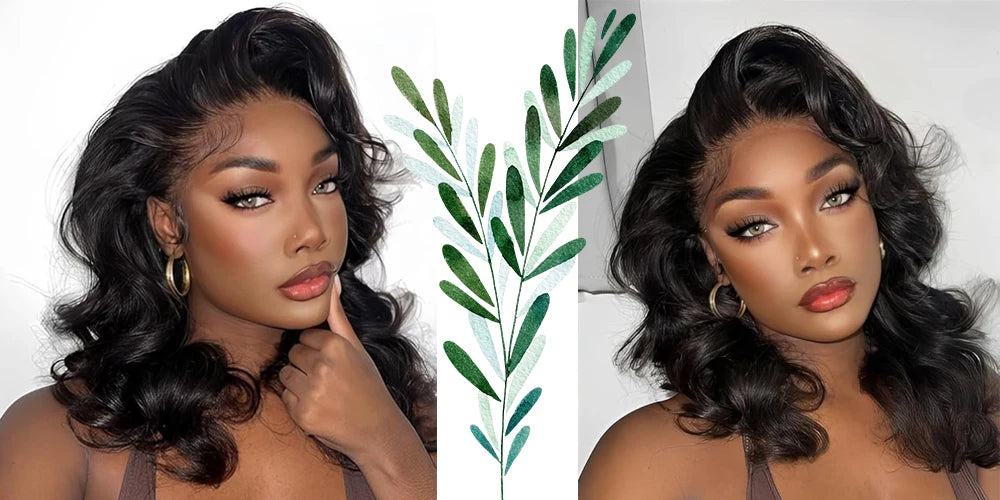 250% Density Bob Wig Body Wave Wear And Go Glueless Wigs For Women Ready To Wear Human Hair Wigs Pre Plucked Lace Wig Human Hair