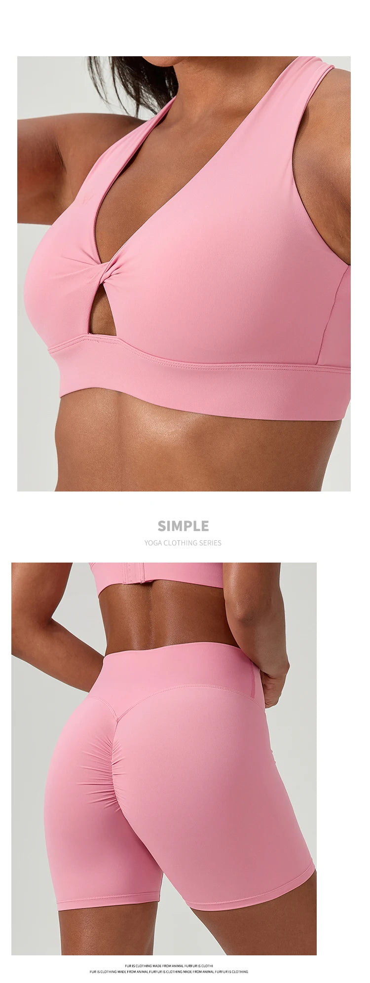 2 Pieces Women Yoga Set High Waist Elastic Running Shorts Bra Tops Gym Suit Summer Running Fitness Workout Clothes