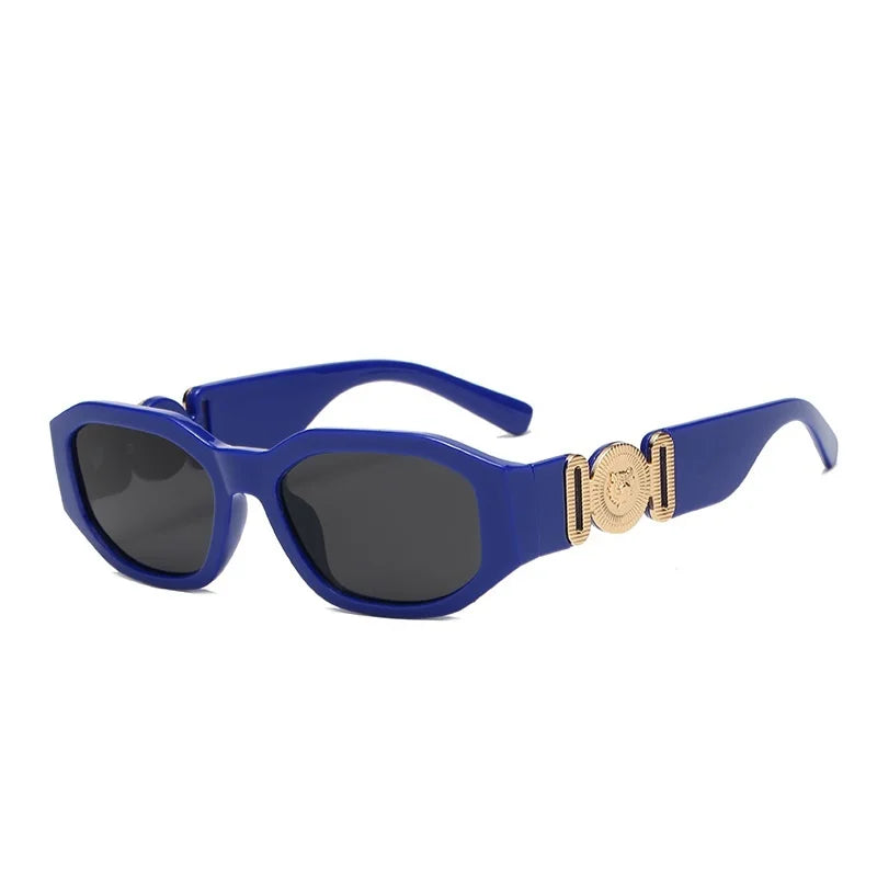 LONSY Fashion Square Sunglasses Woman Brand Design Black Gradient Sun Glasses Female Big Frame Retro Vintage Oculos De Sol UV400