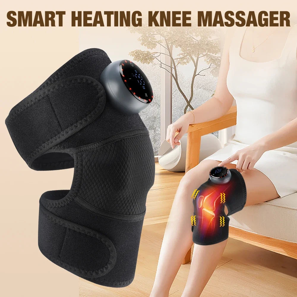 5-gear Electric Heating Knee Protection Massage Warm Compress Joint Protection Neck Shoulder Knee Vibration Pressing Intelligent