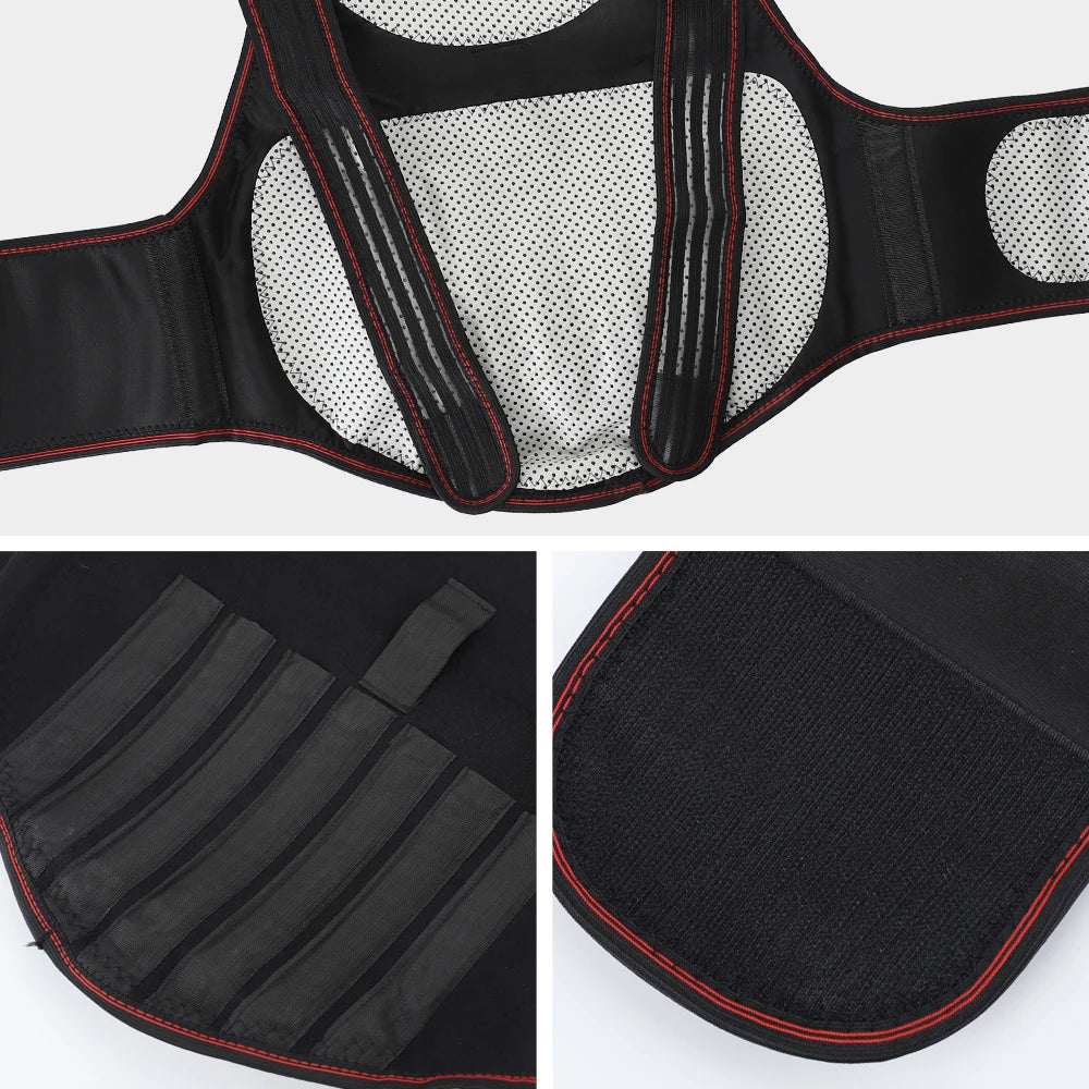 Tourmaline Magnet Heated Vest Magnetic Self-Heating Thermal Clothing Waist Brace Lumbar Pad Corset Postrue Corrector Relief Pain
