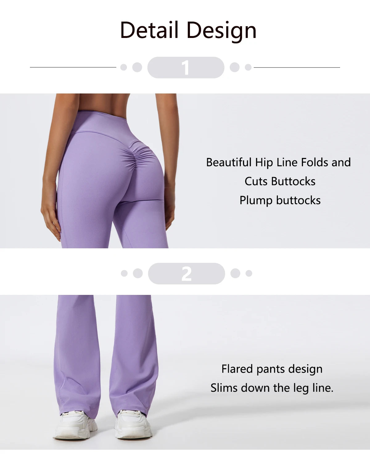 Hearuisavy Half Zipper Yoga Suit Outdoor Workout Clothing Casual Gym Set Women Flared Pants 2Pcs Sports Long Sleeves Shirt Suit