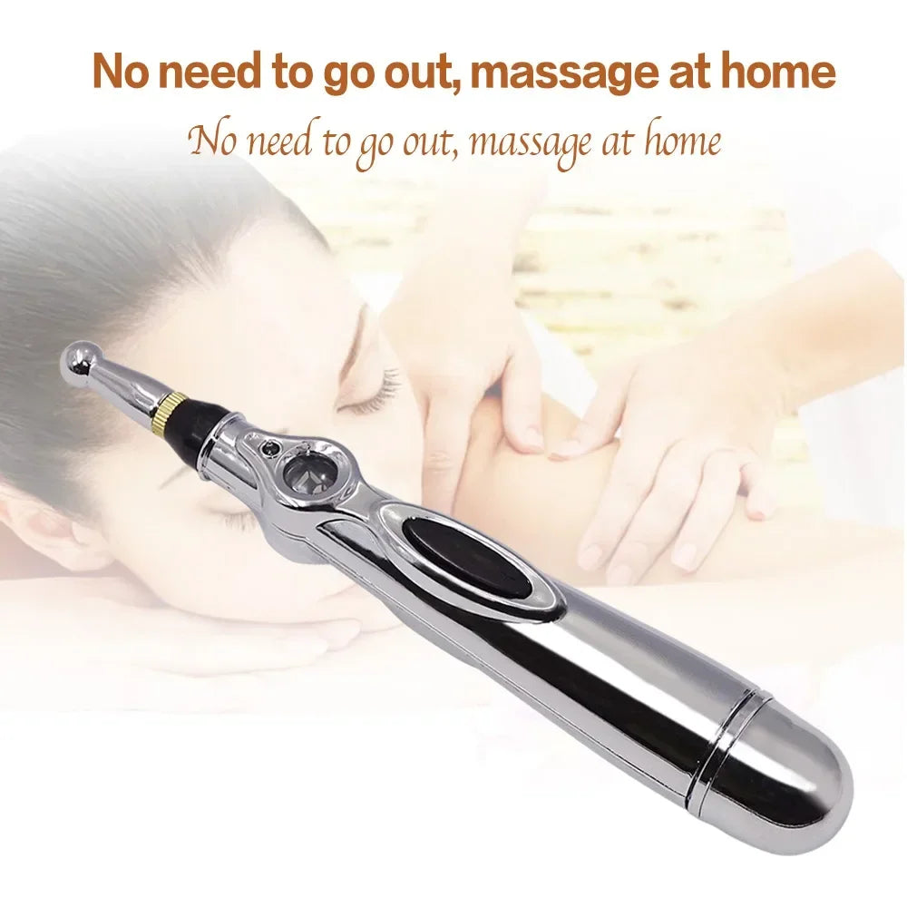3/5-in-1 Massage Acupuncture Pen Electronic Acupuncture Point Pen Laser Meridian Energy Pulse Massage Pen MultiFunction Massager