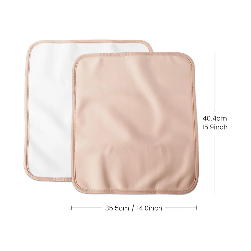 Castor Oil Pack Wrap Reusable Organic Cotton Castor Oil Packs with Adjustable Elastic Strap Castor Oil Compress Packs for Body