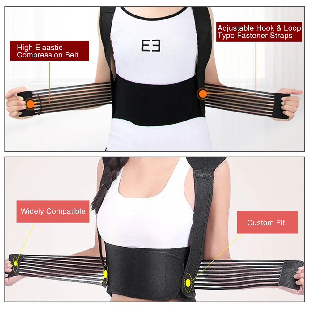 Tourmaline Magnet Heated Vest Magnetic Self-Heating Thermal Clothing Waist Brace Lumbar Pad Corset Postrue Corrector Relief Pain