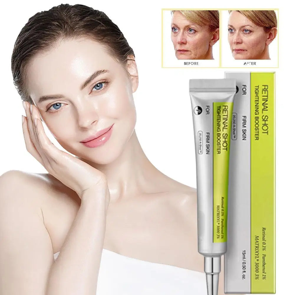 Korean Retinol Vitamin C Hydrating Shot Tightening Booster Face Cream Eye serum Lightening Dark Circles Firming Moisturizing