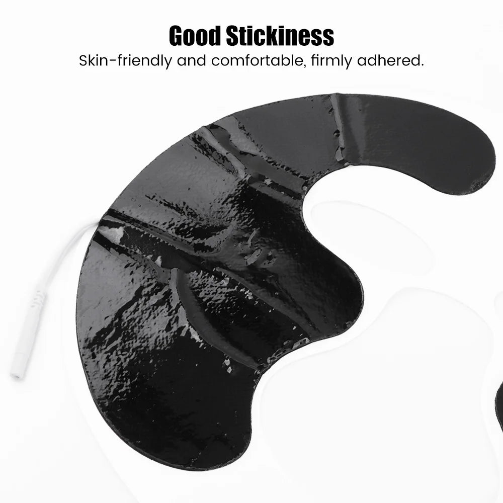 Facial Electrode Pads Gel Non-woven Patch Self-adhesive Acupuncture Physiotherapy Electric Massager Digital Therapy Machine