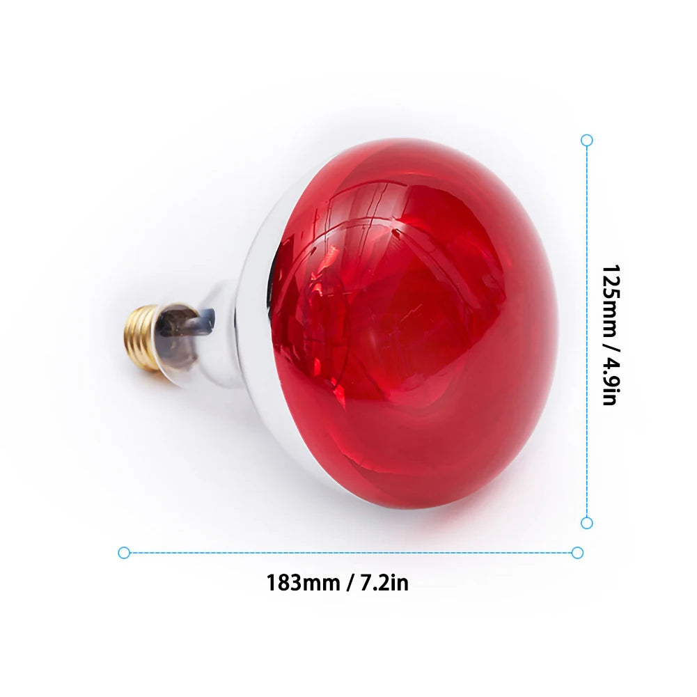 275W Infrared Physiotherapy Lamp Massage Therapy Red Bulb for Body Neck Ache Arthritis Muscle Heat Lamp Joint Pain Anti Aging