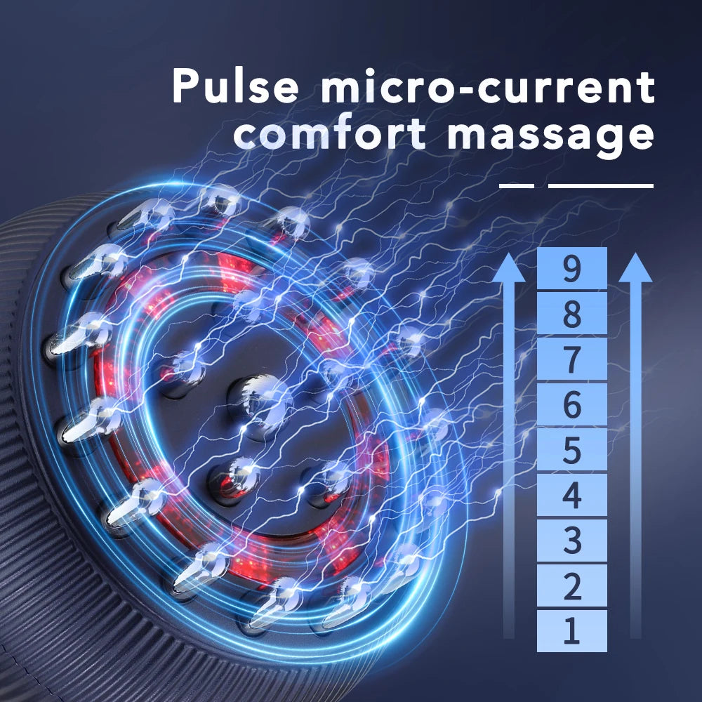 Electric Meridian Body Massage Brush Lymphatic Drainage Machine Microcurrent Anti Cellulite Guasha Physiotherapy Apparatus