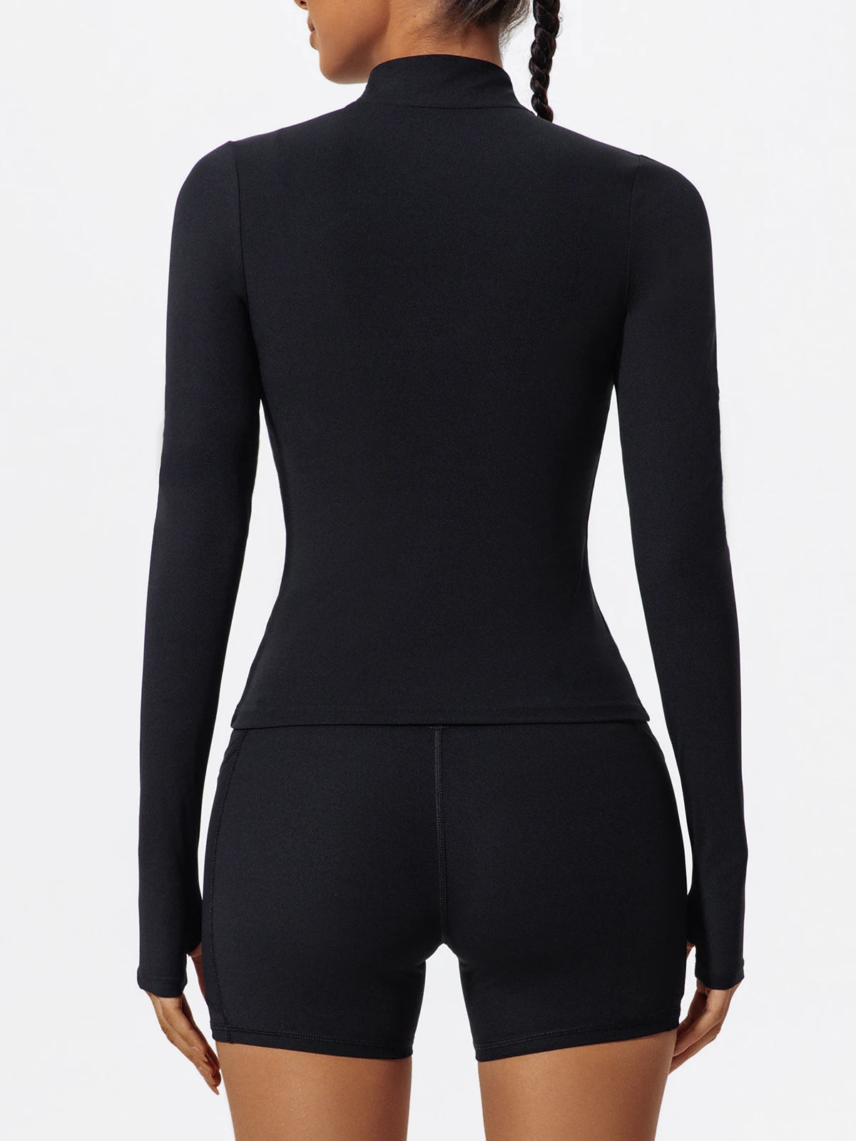 Hearuisavy Half Zipper Yoga Suit Outdoor Workout Clothing Casual Gym Set Women Flared Pants 2Pcs Sports Long Sleeves Shirt Suit