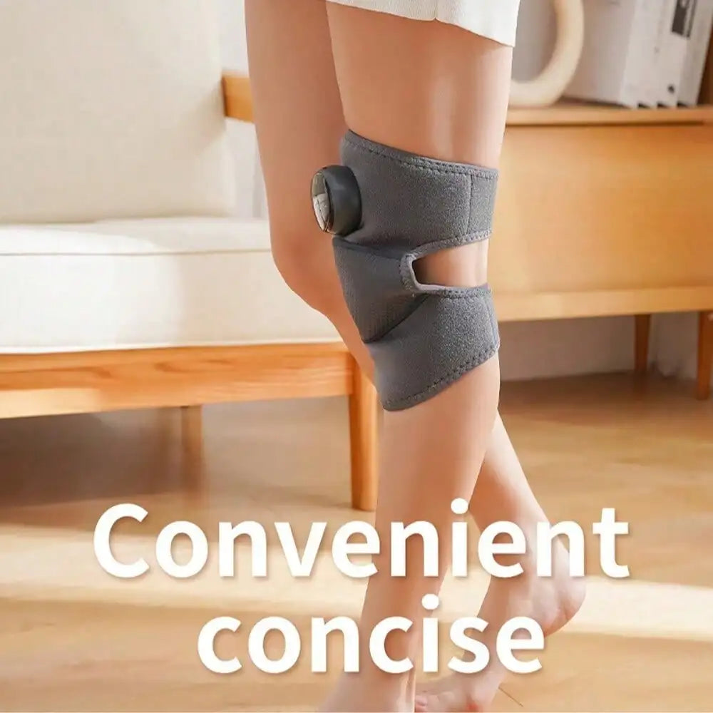1 Rechargeable Heated Knee Massager, Adjustable 3D Fully Heated Knee Pad With Heating Mode And Adjustable Vibration