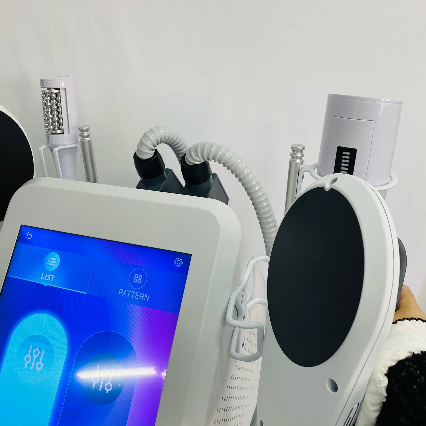 New Myoslim Desktop RF Body Shaping Machine Pro Roller Massage Magnetic Slimming EMS Fat Reduction Weight Loss White Equipment