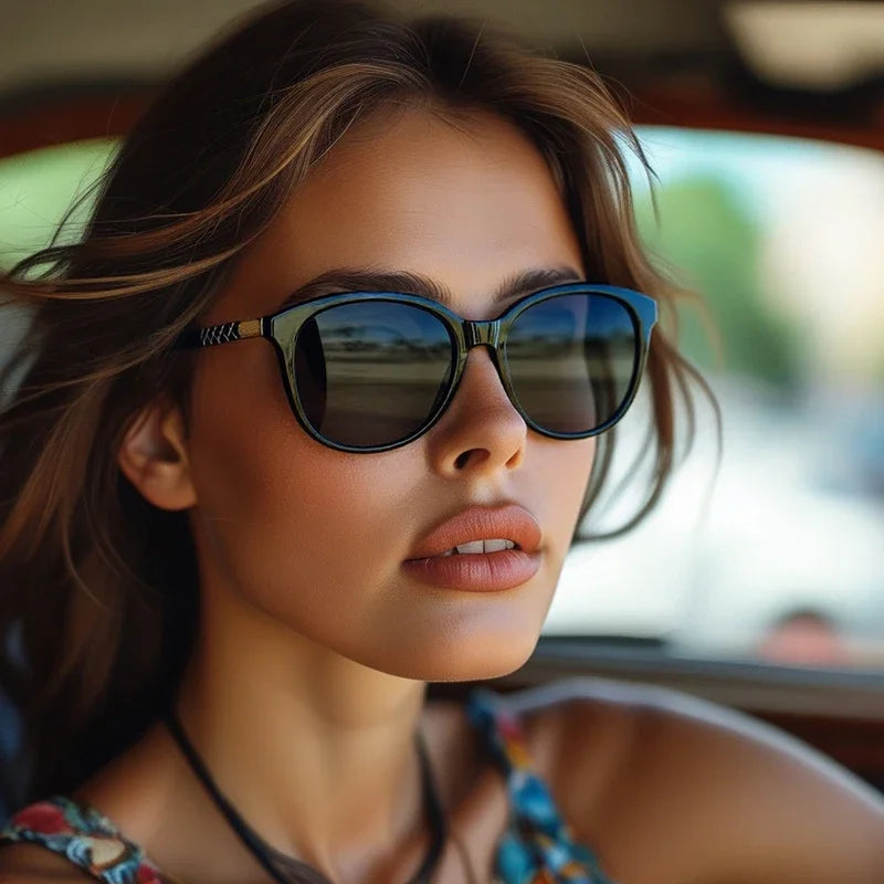 Luxury Designer Fashion Brand Polarized Sunglasses Women 2025 New Trendy Outdoor Shades Glasses Summer Travel Party Sunglasses