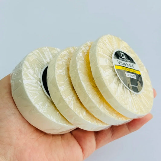 3/12 Yard Lace Wig Glue Hair System Tape For Toupee Lace Wig Tape Glue for Hair Extensions Ultra Hold Adhesive Tape Glue for Wig