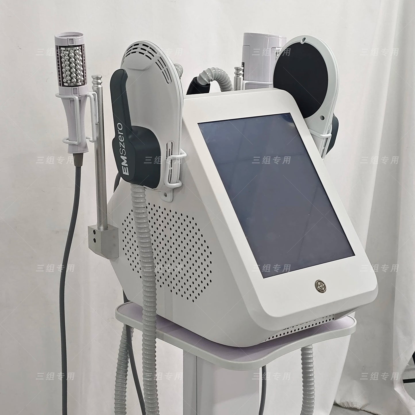 New Myoslim Desktop RF Body Shaping Machine Pro Roller Massage Magnetic Slimming EMS Fat Reduction Weight Loss White Equipment