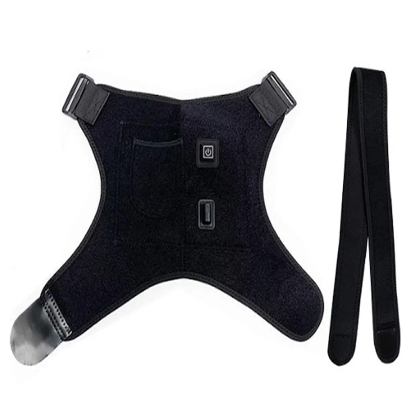 Usb Heated Shoulder Brace Rotator Cuff Support Pain Relief Adjustable Left/Right Shoulder Joint Pain Sports Protective Equipment