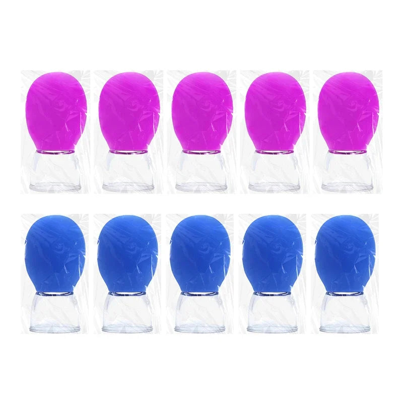 1/5/10pcs Silicone Massage Cupping For Body Face Neck Eye Cellulite Massager Vacuum Tank Body Facial Care Anti-aging Beauty Tool