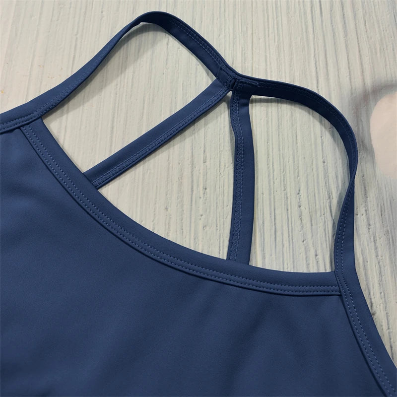 Nude Feel Fitness Suit Sports Set Women's Tracksuit Sexy Yoga Outfits Gym Sportswear Legging And Underwear Workout Clothes Woman