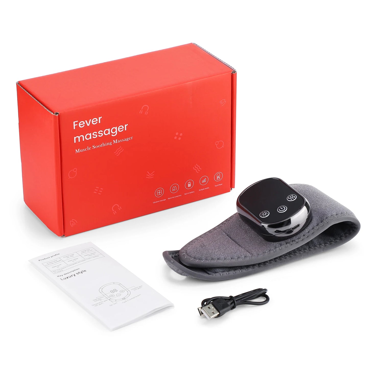 Electric foot and hand massager can vibrate and heat the ankles and ankles, and the bracket joints are portable, which can relax
