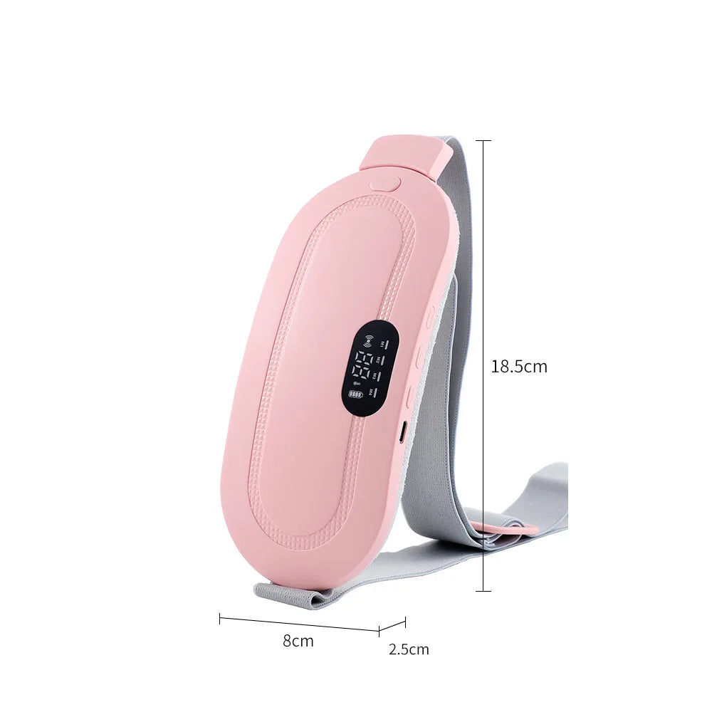 Lady Menstrual Heating Pad Warm Palace Belt Relieve Menstrual Pain Hot Compress Massager Uterus Cold Dysmenorrhea Relieving Belt