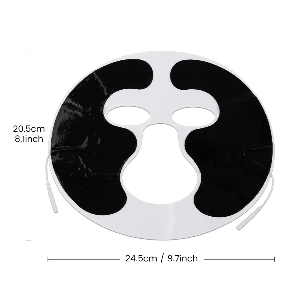 Facial Electrode Pads Gel Non-woven Patch Self-adhesive Acupuncture Physiotherapy Electric Massager Digital Therapy Machine