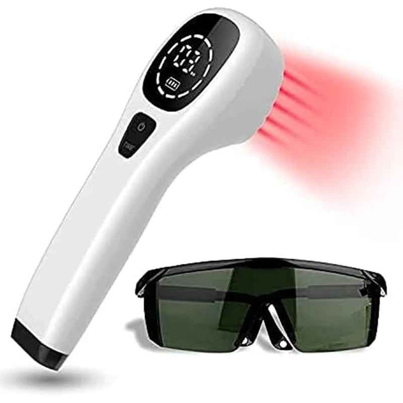 2x808nm Laser Human/Vet Device with LED Display Joint&Muscles Pain Relief for Infrared Light LLLT Physiotherapy Equipment
