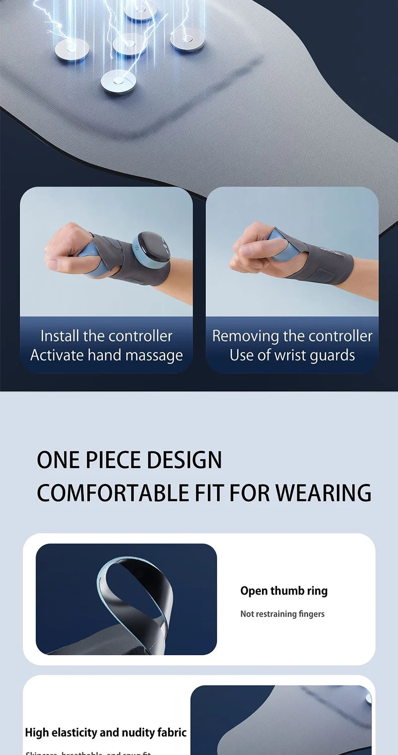 Heated Wristband For Tendonitis Heated Wrist Massager TFCC Strain,Sprain Sports Wrist Guard Preventing Muscle Strains