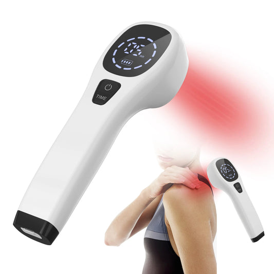 2x808nm Laser Human/Vet Device with LED Display Joint&Muscles Pain Relief for Infrared Light LLLT Physiotherapy Equipment