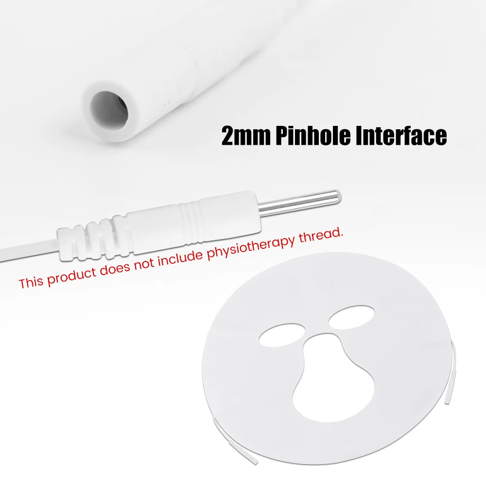 Facial Electrode Pads Gel Non-woven Patch Self-adhesive Acupuncture Physiotherapy Electric Massager Digital Therapy Machine