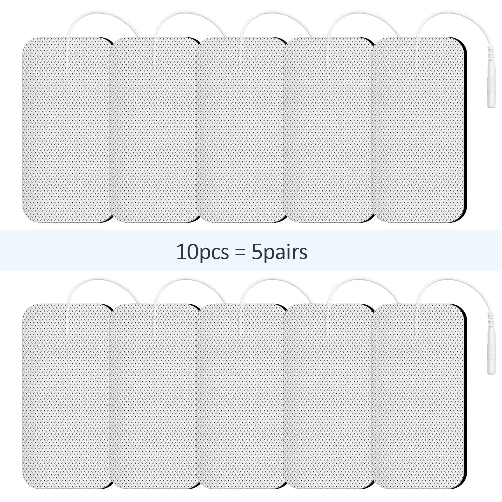 Physiotherapy Tens Electrode Pads Conductive Gel Therapeutic Pulse Pressure Electrical Compex Muscle Stimulator Massage Patches