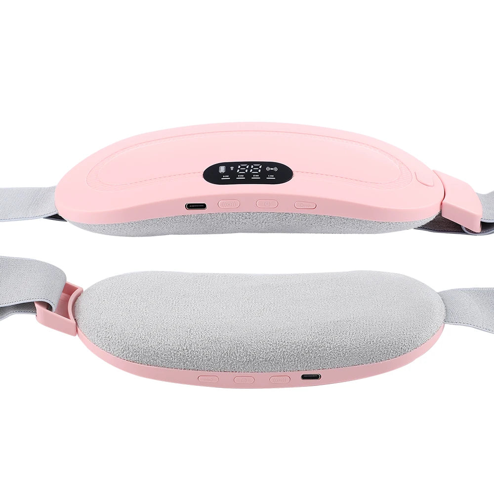 Lady Menstrual Heating Pad Warm Palace Belt Relieve Menstrual Pain Hot Compress Massager Uterus Cold Dysmenorrhea Relieving Belt