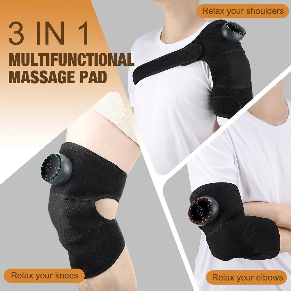 5-gear Electric Heating Knee Protection Massage Warm Compress Joint Protection Neck Shoulder Knee Vibration Pressing Intelligent