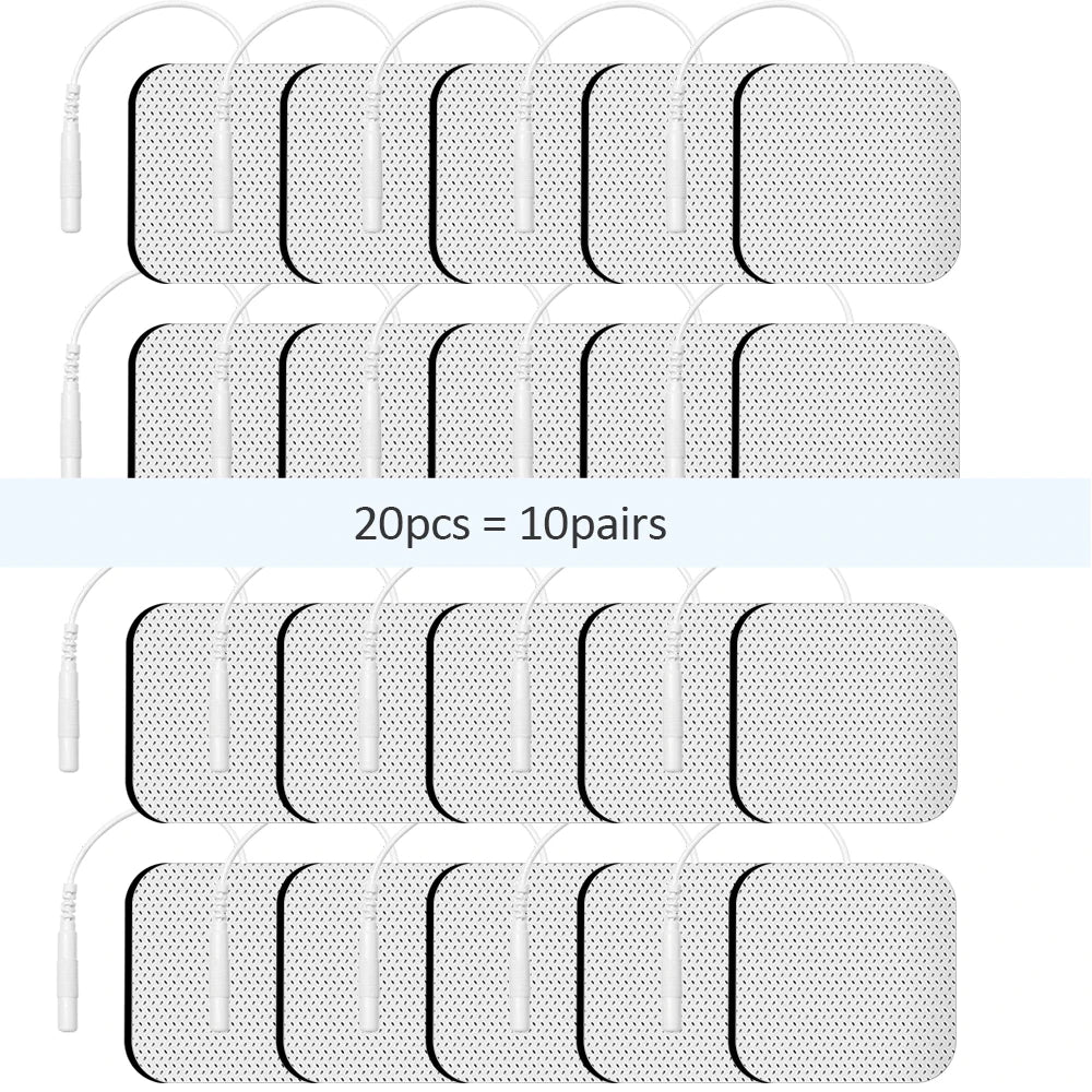 Physiotherapy Tens Electrode Pads Conductive Gel Therapeutic Pulse Pressure Electrical Compex Muscle Stimulator Massage Patches
