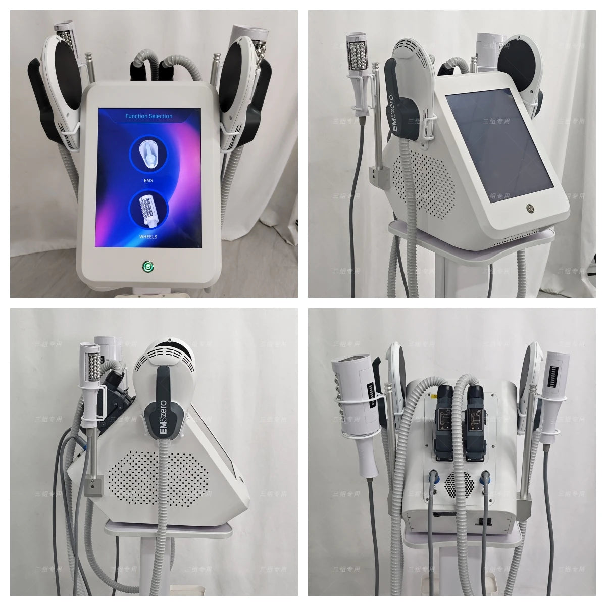New Myoslim Desktop RF Body Shaping Machine Pro Roller Massage Magnetic Slimming EMS Fat Reduction Weight Loss White Equipment