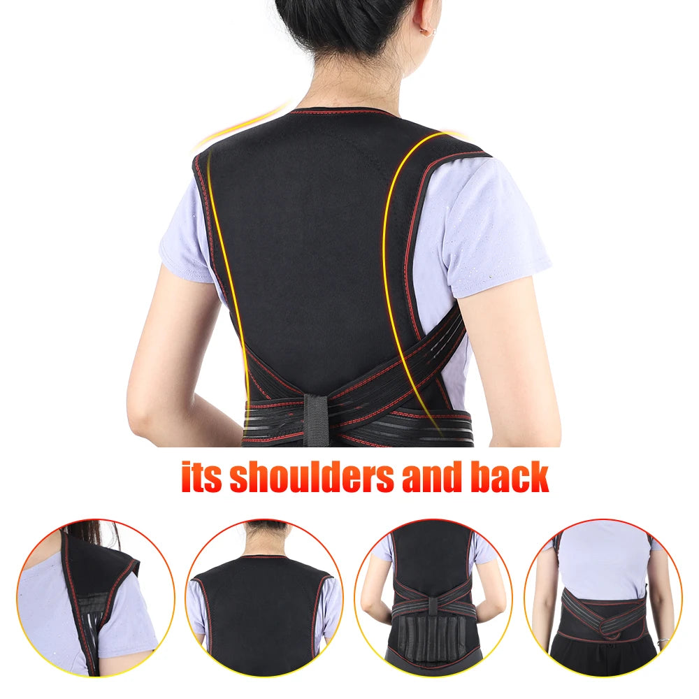 Tourmaline Magnet Heated Vest Magnetic Self-Heating Thermal Clothing Waist Brace Lumbar Pad Corset Postrue Corrector Relief Pain