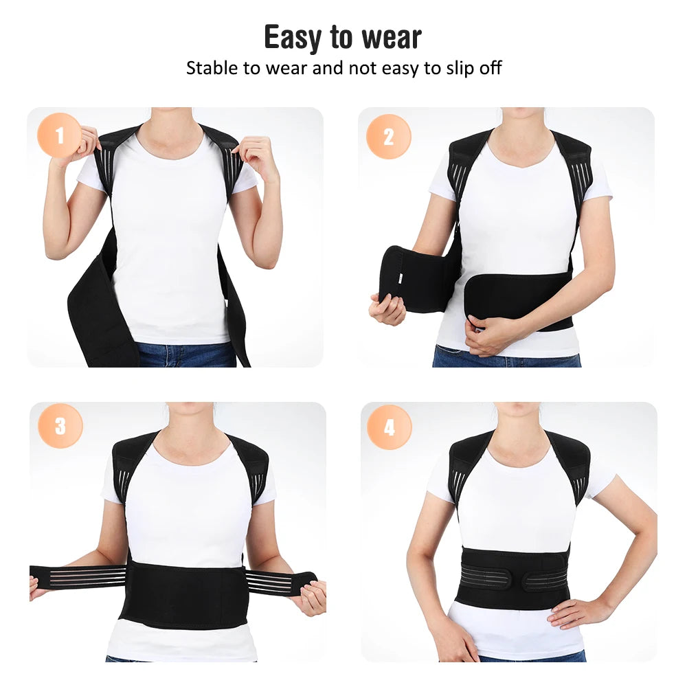 Tourmaline Magnet Heated Vest Magnetic Self-Heating Thermal Clothing Waist Brace Lumbar Pad Corset Postrue Corrector Relief Pain