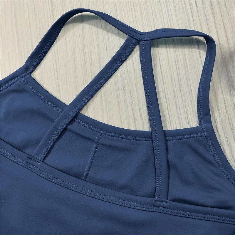 Nude Feel Fitness Suit Sports Set Women's Tracksuit Sexy Yoga Outfits Gym Sportswear Legging And Underwear Workout Clothes Woman