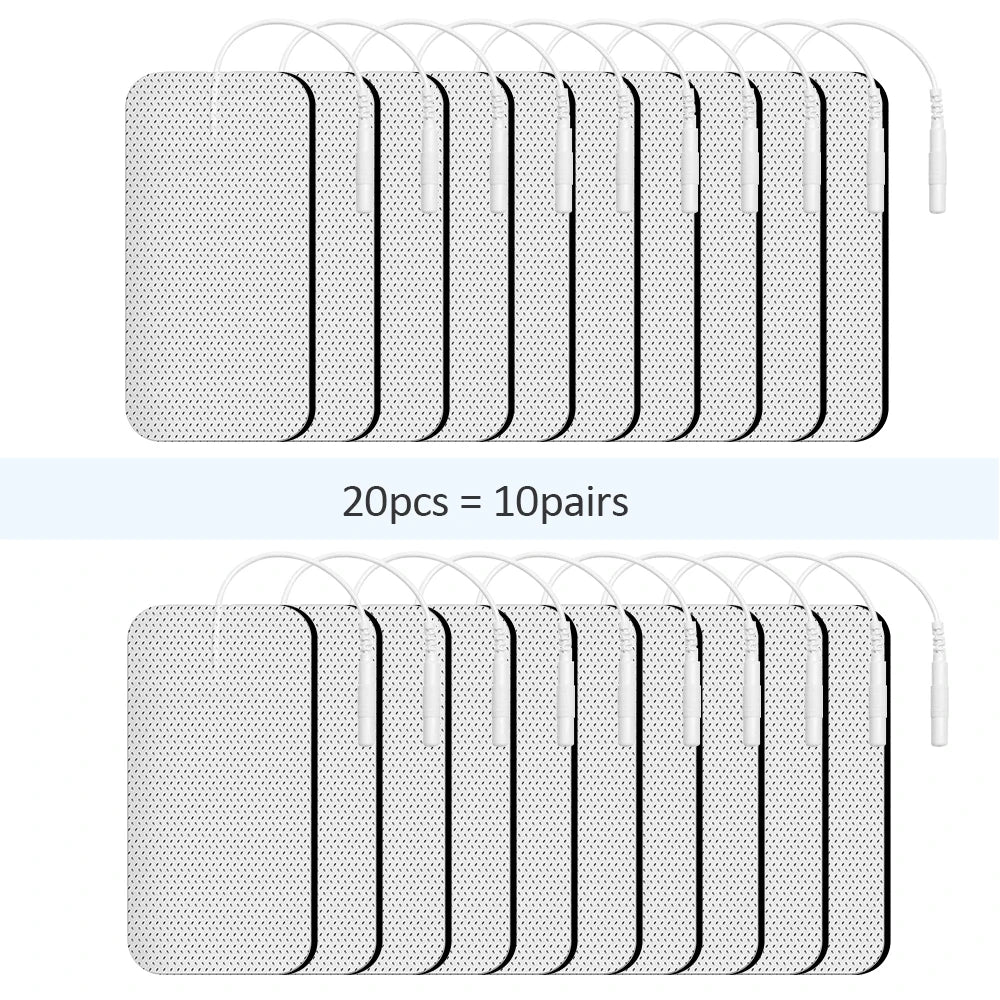 Physiotherapy Tens Electrode Pads Conductive Gel Therapeutic Pulse Pressure Electrical Compex Muscle Stimulator Massage Patches